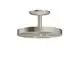 AXOR-HG-AXOR-One-Kopfbrause-280-1jet-mit-Deckenanschluss-Brushed-Nickel-48493820 gallery number 1